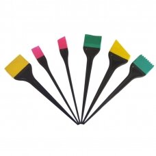 Set of silicone brushes for hair coloring, 6 pcs.