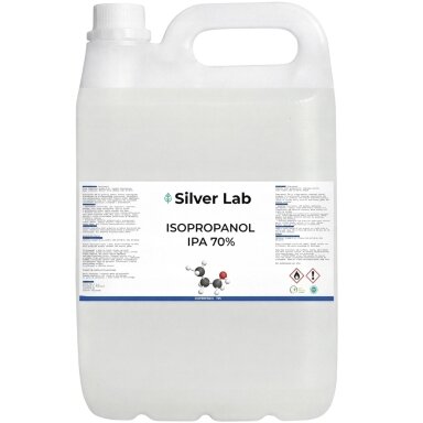 SILVER LAB isopropyl alcohol IPA 70 %, 5 l SILVER LAB isopropyl alcohol IPA 70 %, 5 l
