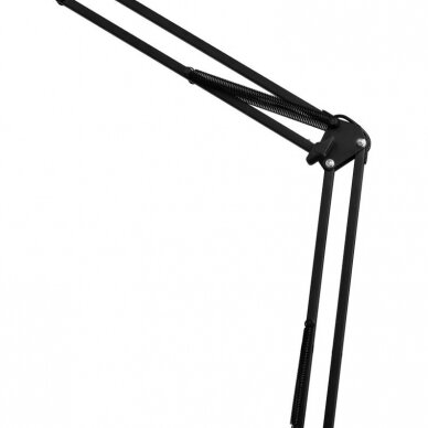 Kosmetologinė LED lempa ALL4LIGHT LASHES LINE 2 tvirtinama prie stalo, juodos spalvos