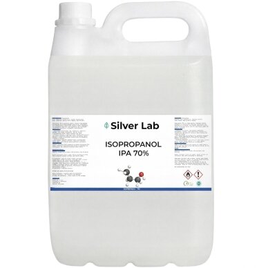 SILVER LAB izopropilo alkoholis IPA 70 %, 5 l SILVER LAB izopropilo alkoholis IPA 70 %, 5 l