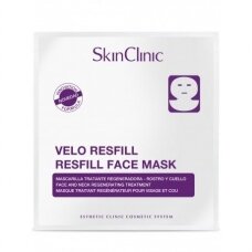 SkinClinic RESFILL MASK veido ir kaklo odą stangrinanti ir regeneruojanti kaukė nuo raukšlių, 1vnt.