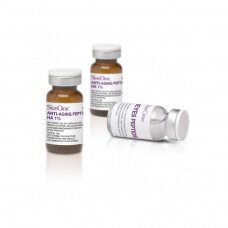 SkinClinic VIAL ANTI-AGING PEPTIDE HA 1% raukšlių priežiūros buteliukas su biomimetiniais peptidais, 5ml, 5vnt.