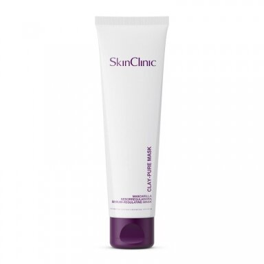 SkinClinic CLAY-PURE MASK sebum-regulating mask for mixed, oily and/or acne-prone skin, 100 ml. SkinClinic CLAY-PURE MASK sebum-regulating mask for mixed, oily and/or acne-prone skin, 100 ml.
