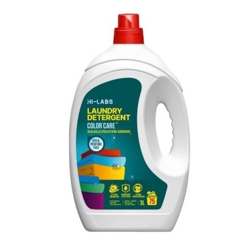 HI-LABS LAUNDRY DETERGENT COLOR CARE моющее средство для цветных тканей, 3 л HI-LABS LAUNDRY DETERGENT COLOR CARE моющее средство для цветных тканей, 3 л