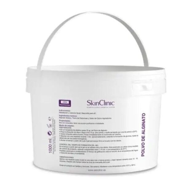 SkinClinic Nourishing and moisturizing alginate powder for peel-off face mask ALGINATE POWDER, 1000 ml. SkinClinic Nourishing and moisturizing alginate powder for peel-off face mask ALGINATE POWDER, 1000 ml.