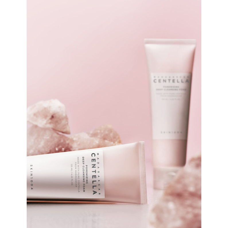 SKIN1004 MADAGASCAR CENTELLA cleansing foam with pink Himalayan salt and centella asiatica extract, 125 ml 1