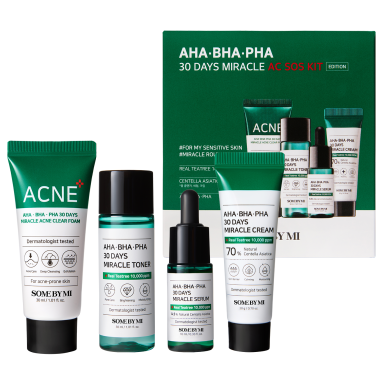 SOMEBYMI AHA-BHA-PHA 30 DAYS skin care set for oily skin with enlarged pores and acne