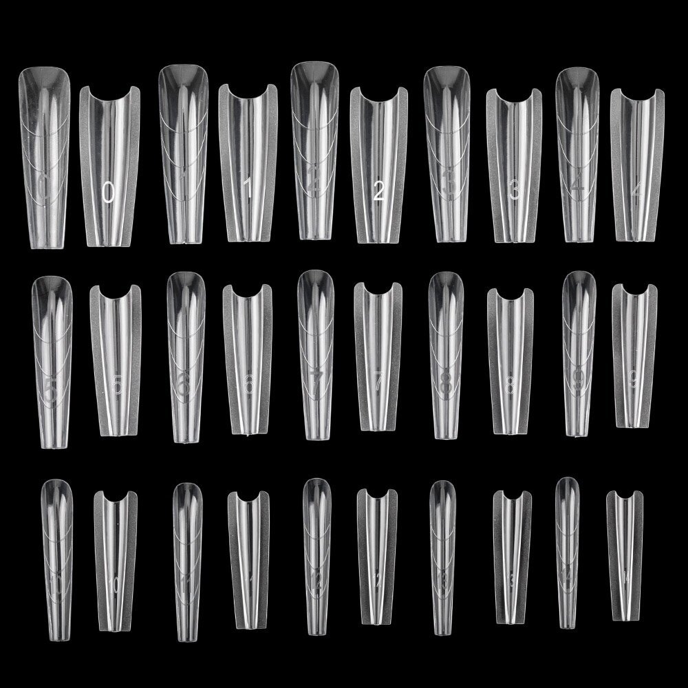 Upper polygel molds W555, 240 pcs. 2 Upper polygel molds W555, 240 pcs. 2
