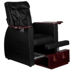 Professional SPA armchair for pedicure with shoulder massage function AZZURRO 101 BLACK