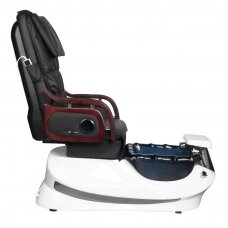 Professional electric chair for pedicure SPA with massage function AS-261, black color (exhibition item without original box)