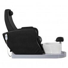 Profesionali SPA pedikiūro kėdė AZZURRO 016P, juoda (su vandens siurbliu)