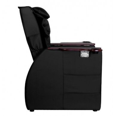 Professional SPA armchair for pedicure with shoulder massage function AZZURRO 101 BLACK 10