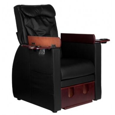 Profesionalus SPA fotelis pedikiūrui su pečių masažo funkcija AZZURRO 101 BLACK 6