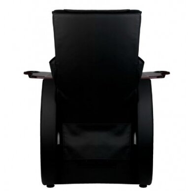 Profesionalus SPA fotelis pedikiūrui su pečių masažo funkcija AZZURRO 101 BLACK 8