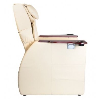 Professional SPA armchair for pedicure with shoulder massage function AZZURRO 101 CREAM 3