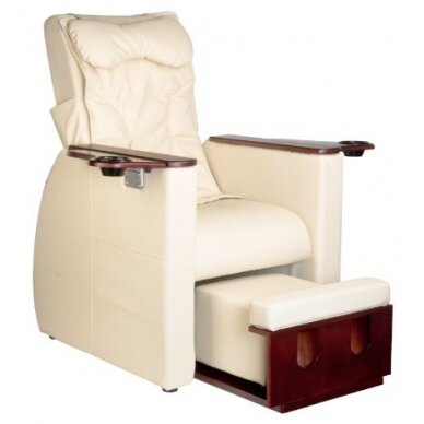 Professional SPA armchair for pedicure with shoulder massage function AZZURRO 101 CREAM