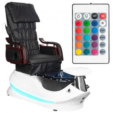 Profesionali elektrinė kėdė pedikiūrui SPA su masažo funkcija  AS-261, juodos spalvos (ekspozicinė prekė be originalios dėžės) 10