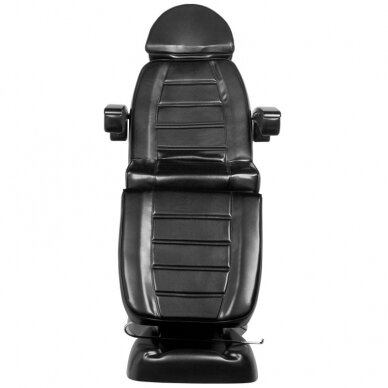 Kosmetologinė kėdė-lova valdoma elektra LUX,  juodos spalvos 3