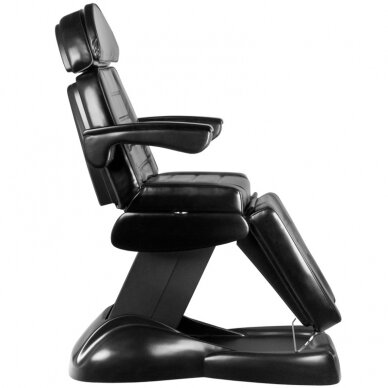 Kosmetologinė kėdė-lova valdoma elektra LUX,  juodos spalvos 7
