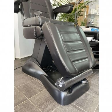 Kosmetologinė kėdė-lova valdoma elektra LUX,  juodos spalvos 14
