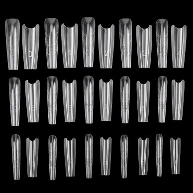 Upper polygel molds W555, 240 pcs. 2 Upper polygel molds W555, 240 pcs. 2