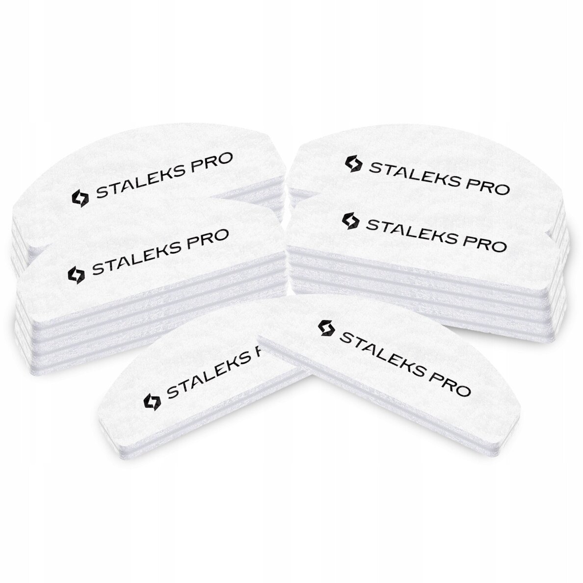STALEKS PRO professional nail polishing block MINI 100/180 grit, 20 pcs. STALEKS PRO professional nail polishing block MINI 100/180 grit, 20 pcs.