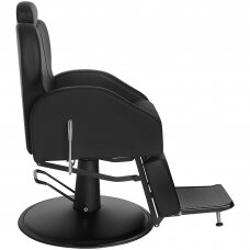 Professional barber chair for barbershops and beauty salons START, black color