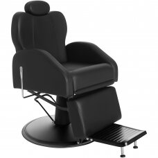 Professional barber chair for barbershops and beauty salons START, black color