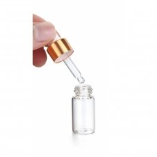 Glass bottle with pipette, 3 ml