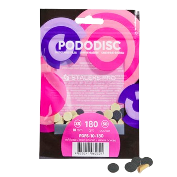 STALEKS keičiami abrazyvai soft foam podo diskui PODODISC XS EXPERT 180 gritų, 50 vnt STALEKS keičiami abrazyvai soft foam podo diskui PODODISC XS EXPERT 180 gritų, 50 vnt