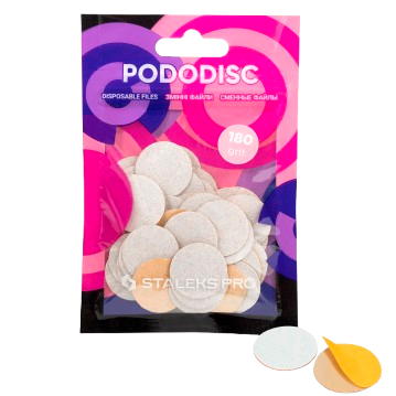STALEKS PRO profesionalūs keičiami PODO diskeliai 20 mm (180gritų), 50 vnt STALEKS PRO profesionalūs keičiami PODO diskeliai 20 mm (180gritų), 50 vnt