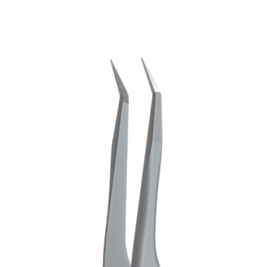 STALEKS Пинцет профессиональный с насечками для ресниц EXPERT 45 TYPE 8 (mini L) STALEKS Пинцет профессиональный с насечками для ресниц EXPERT 45 TYPE 8 (mini L)
