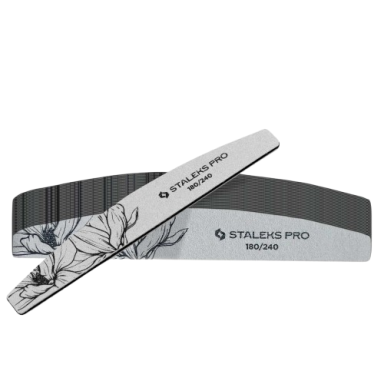 STALEKS PRO nail file, 180/240 grit, boat shape (25 pcs.) STALEKS PRO nail file, 180/240 grit, boat shape (25 pcs.)