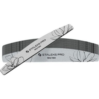 STALEKS PRO nail file, 180/180 grit, boat shape (25 pcs.) STALEKS PRO nail file, 180/180 grit, boat shape (25 pcs.)