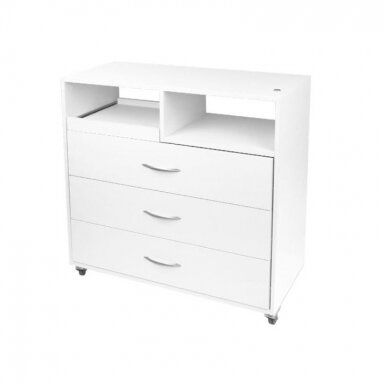 Professional podological trolley for cosmetologists Y-200, white color