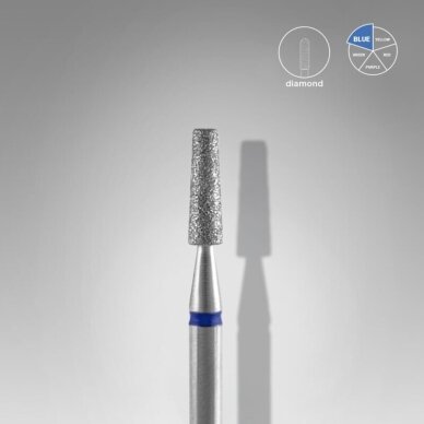 STALEKS diamond nail drill bit EXPERT BLUE 2,5 mm /8 mm 1 STALEKS diamond nail drill bit EXPERT BLUE 2,5 mm /8 mm 1