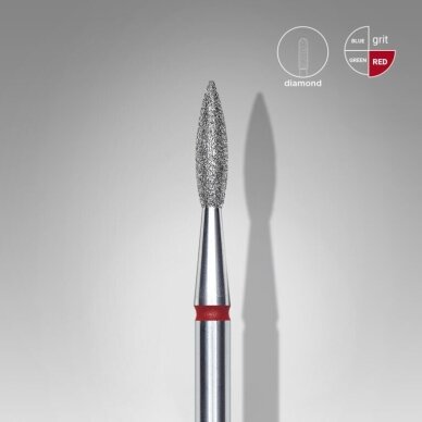 STALEKS deimantinis antgalis EXPERT RED 2,1 mm /8 mm 1