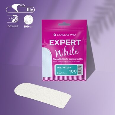 STALEKS lapeliai pedikiūro dildei EXPERT 10, 100 gr, 30 vnt 1