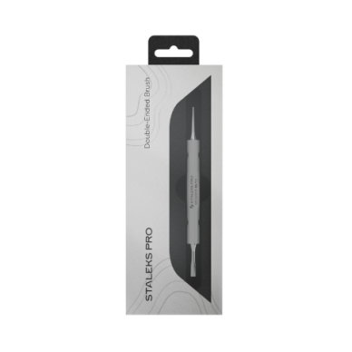 STALEKS double-sided brush for gel EXCLUSIVE  06/11 11mm /12 mm  3
