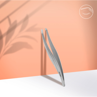 STALEKS eyebrow tweezers CLASSIC 12 TYPE 3 (with wide oblique tips) 2
