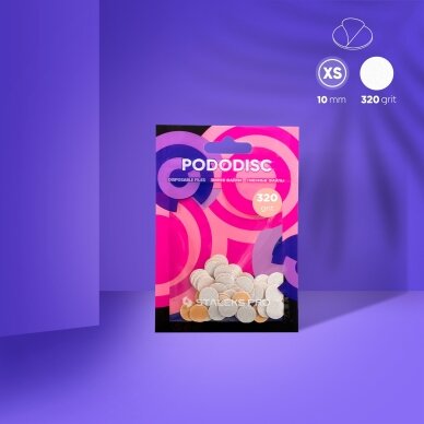 STALEKS Сменные файлы белые для педикюрного диска PODODISC XS EXPERT 320 грит, 50 шт 2 STALEKS Сменные файлы белые для педикюрного диска PODODISC XS EXPERT 320 грит, 50 шт 2