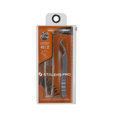 STALEKS Пинцет для ресниц EXPERT 45 TYPE 2 3