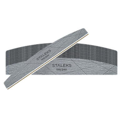 STALEKS SMART Half-Moon-Shaped Mineral Nail File, 150/240 grit (25 pcs.) STALEKS SMART Half-Moon-Shaped Mineral Nail File, 150/240 grit (25 pcs.)