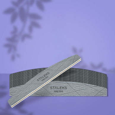 STALEKS SMART pusmėnulio formos mineralinė nagų dildė, 100/100 gritų (25 vnt.) 2 STALEKS SMART pusmėnulio formos mineralinė nagų dildė, 100/100 gritų (25 vnt.) 2