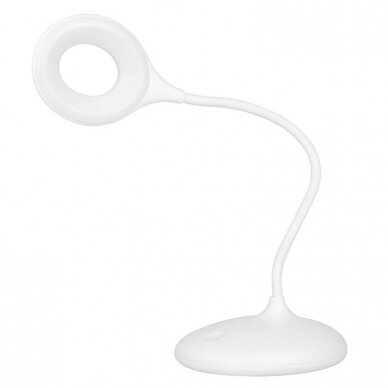 Профессиональная настольная лампа для маникюрных работ LED SNAKE RING, белого цвета 1