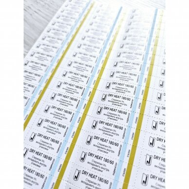 STERIL PRO sterilizavimo vokai-maišeliai su vidiniais indikatoriais, 100*200 (balti) mm., 100 vnt. (MADE IN UKRAINE) 3