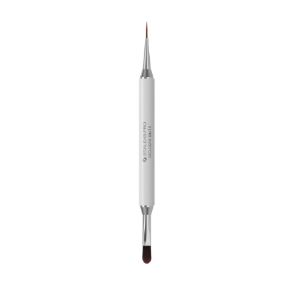 STALEKS double-sided brush for gel EXCLUSIVE  06/11 11mm /12 mm  1