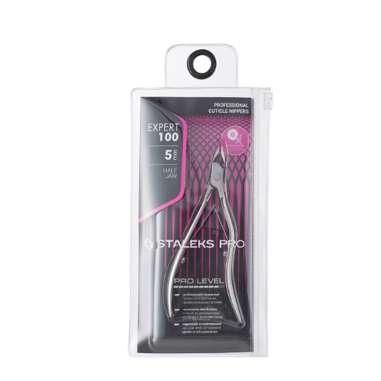 STALEKS PRO professional cuticle nippers EXPERT 100/5 3