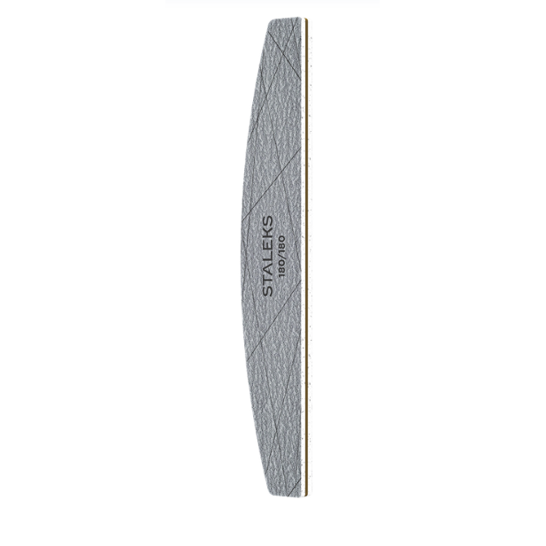 STALEKS SMART crescent-shaped mineral nail file, 180/180 grit (25 pcs.) 1 STALEKS SMART crescent-shaped mineral nail file, 180/180 grit (25 pcs.) 1