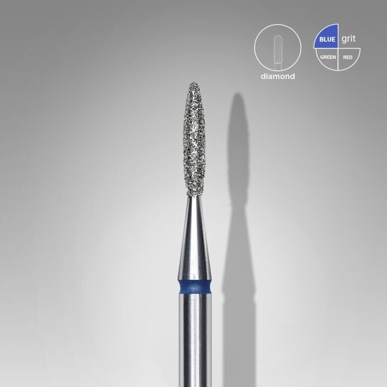STALEKS diamond nail drill bit EXPERT BLUE 1,6 mm /8 mm 1 STALEKS diamond nail drill bit EXPERT BLUE 1,6 mm /8 mm 1